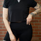 Crop top shirt