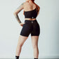 One Shoulder Top Black