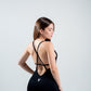 Jumpsuit Short Cross Back