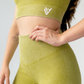 High Neck Apple Green Top